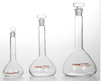 白容量瓶（A級，塑料塞/玻璃塞）